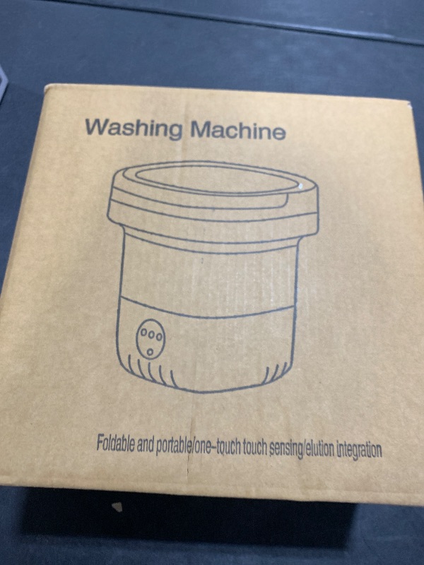 Photo 1 of Portable Washing Machine, 15L Upgraded Mini Washer with Spin Basket Laundry Machine, 3 Cleaning Modes Suitable for Small Clothes, Foldable Design Ideal for Apartment, Home, Hotel