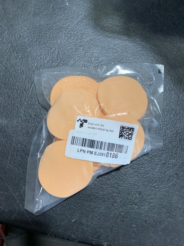 Photo 1 of 12 Pcs Nude Round Make Up Sponges for Face Cosmetic Sponge Makeup Pads Powder Sponge Beauty Makeup Foundation Powders Blender for Liquid Foundation Cream Concealer, Wet and Dry Dual Use