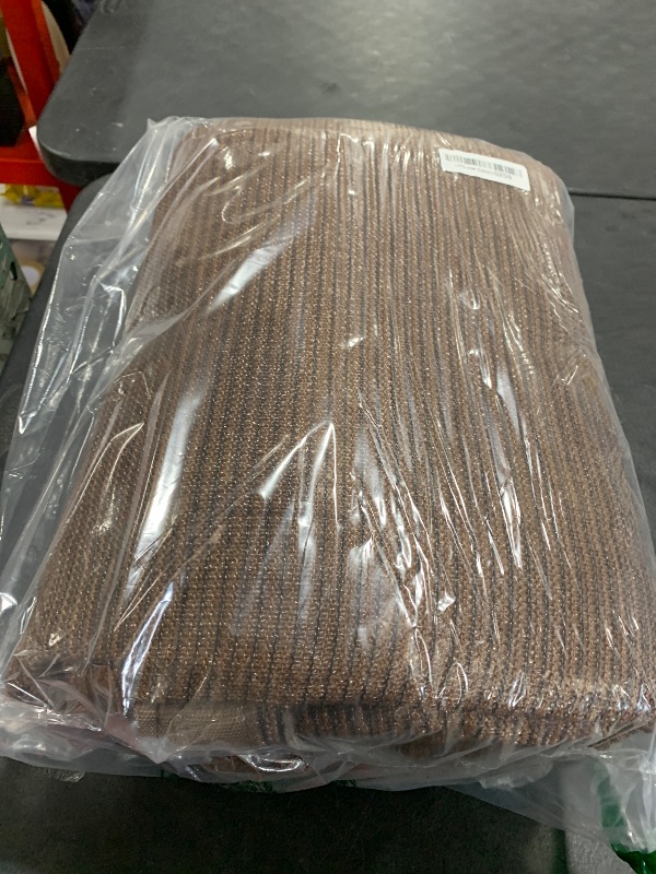 Photo 1 of Royal Shade Brown 10' W x 16' L Pergola Sun Shade Canopy Replacement Cover, Commercial Grade 260 GSM Cloth for Outdoor Patio, Includes Stainless Steel Weighted Rods (We Make Custom Size)