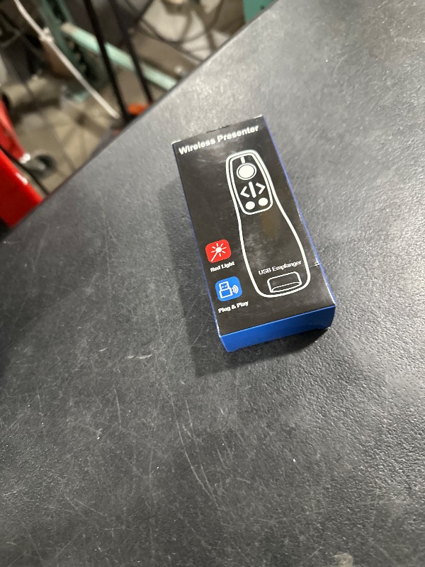 Photo 1 of 2-in-1 USB Type C Presentation Clicker Wireless Presenter Remote for PowerPoint, Powerpoint Clicker with Volume Control PowerPoint Slide Advancer for Mac, Computer, Laptop-E600