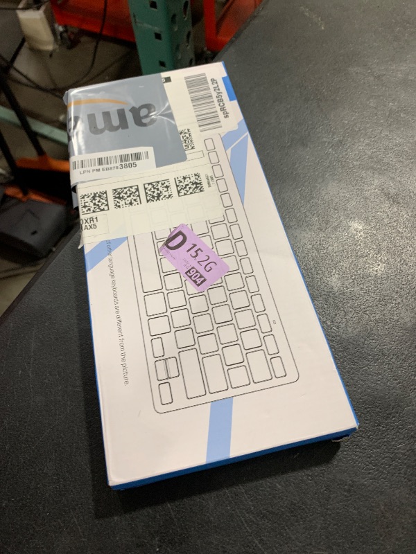 Photo 1 of OMOTON 2.4G Wireless Keyboard for Win 7/8/10 with USB & Type C, Ultra Slim and Compact Quiet, Compatible with Laptop Tablet Desktop and PC (Grey)