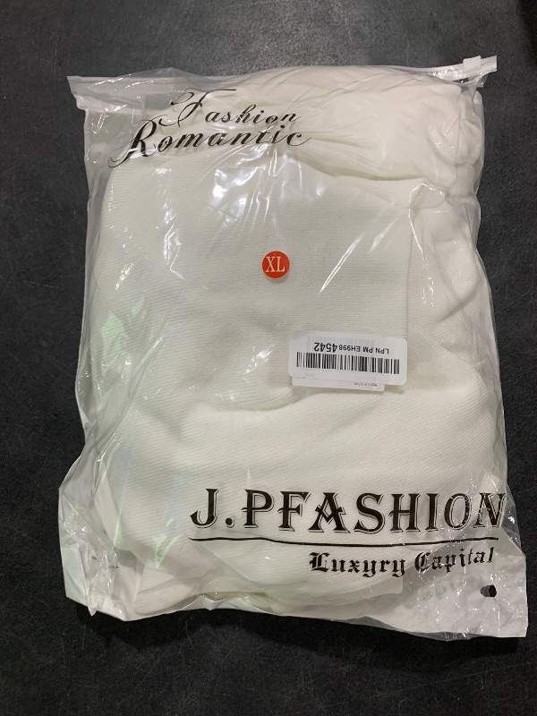 Photo 1 of Women's Open Front Knited Loose Cardigan Casual Long Sleeve Draped Knit Pockets Long Jackets Sweater White