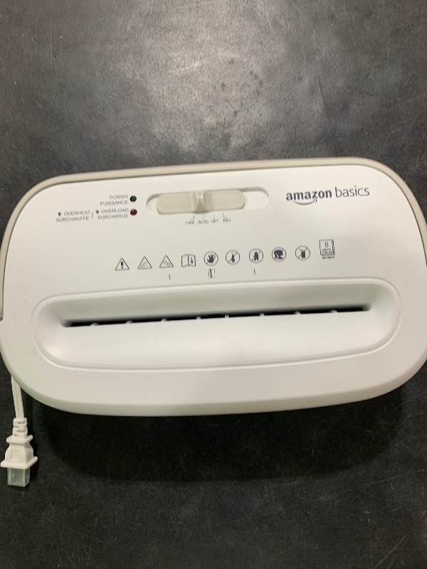 Photo 1 of Amazon Basics Paper Shredder
