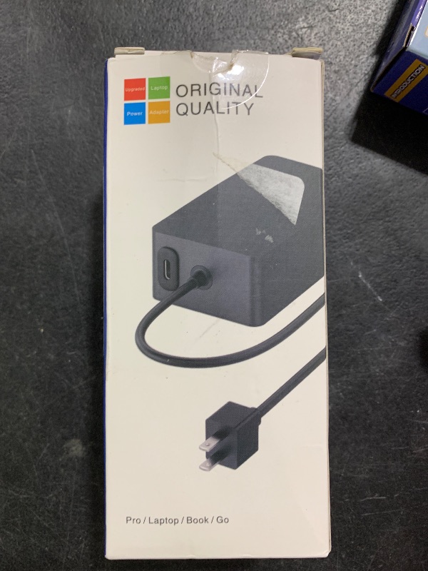 Photo 1 of Microsoft Surface Pro Charger - 65W & 20W USB-C, LED, 10FT for Surface Pro 11, 10, 9, 8, 7+, 7, 6, 5, 4, X, Laptop 7, 6, 5, 4, 3, Studio, Go, Book 3, 2, 1