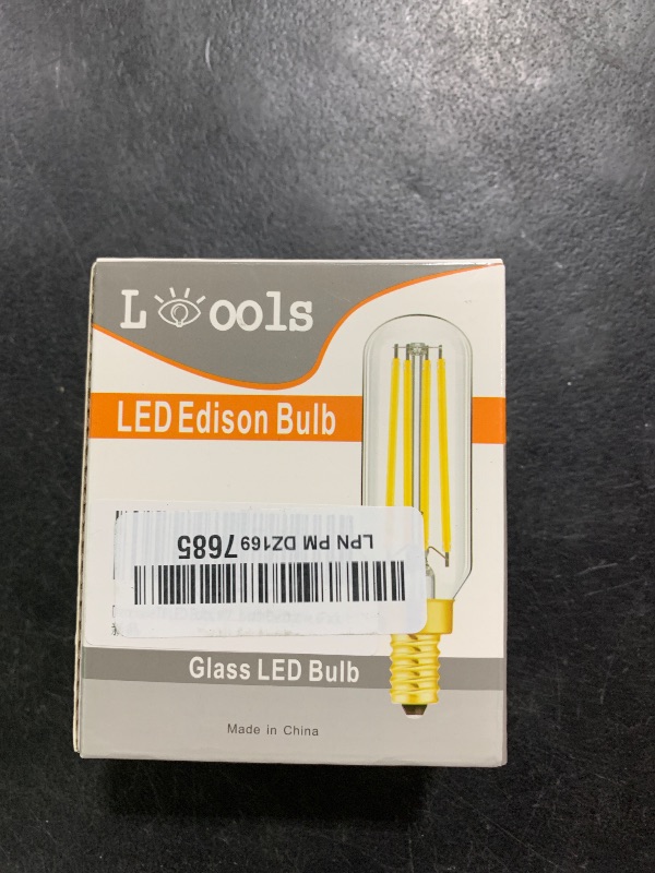 Photo 1 of Dimmable T6 LED Bulbs, 8W E12 Edison Light Bulbs Soft White 3000K,800lm, 100W Candelabra Incandescent Bulbs Equivalent Vintage LED Filament Edison Candle Bulb with Decorative, 6Pack.