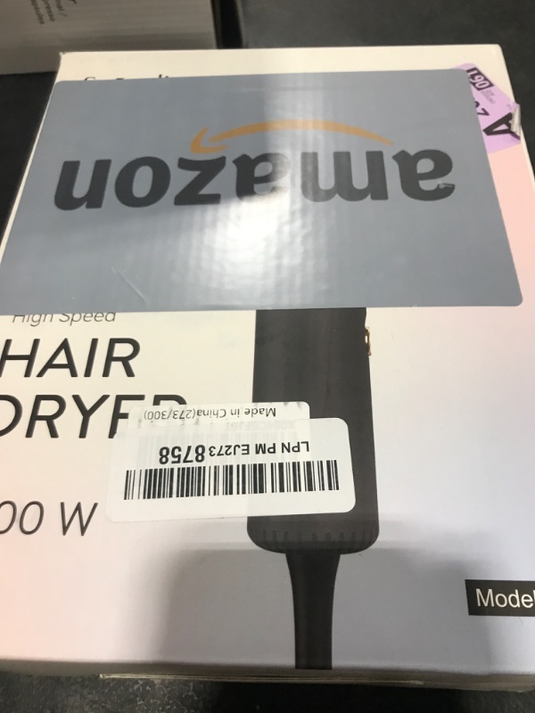 Photo 1 of SUPGALIY Hair Dryer 110V Only- Ionic High-Speed Motor for Fast Drying, Portable Lightweight Blow Dryer, Quiet Professional Blowdryer with Magnetic Curly Diffuser & Concentrator for Home Travel