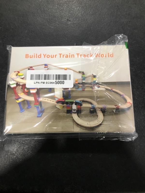 Photo 1 of Wooden Train Track Accessories, 16 pcs Wooden Track Connector, Compatible with All Major Brands Woodens Train Track, Christmas Birthday Gift for Boys Girls, Train Toys Expansion Pack for Kids Ages 3+