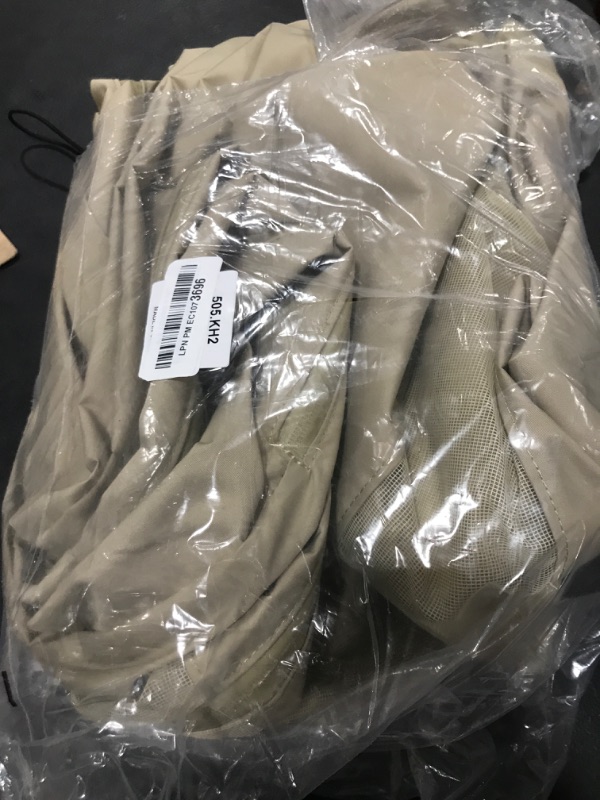 Photo 1 of Covermates Cantilevered Umbrella Cover - Water Resistant Polyester, Water Resistant Zipper, Double Stitched Seems, Outdoor Living Covers, 75 Circumference x 120H, Khaki