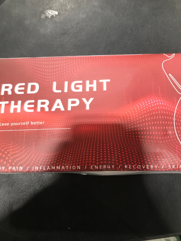 Photo 1 of Red Light Therapy Infrared Light Therapy Pad for Body Pain NIR Deep Therapy for Back Knee Hands Feet Relief Portable 660nm 850nm Home Heating Light Therapy Wrap Belt Gift for Women Men
