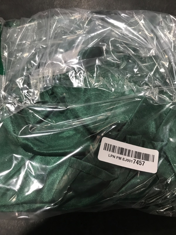 Photo 1 of GraduationMall Shiny Kindergarten & Preschool Graduation Gown Cap Set with 2025 Tassel Forest Green 30(3'9"-3'11")