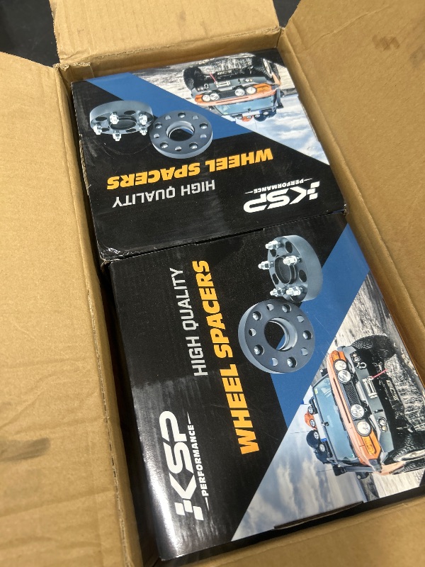 Photo 1 of KSP 6X5.5 Wheel Spacers Fit for Tacoma 4runner, 1.5 inches Forged Hub Centric Adapters Kits with Extended Open Lug Nuts fit 6 Lug Wheels Without Locking hub, Package of 4 (Black 6061 T6 Aluminum)