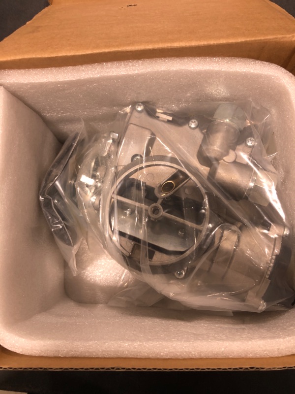 Photo 1 of Marine Carburetor 2 Barrel Carb for Mercruiser Rochester Mercarb 3.0L 2.5L 4 CYL Engines with Electric Choke & Jets Gaskets Long Linkage, Replace 3310-864940A01, Base Bolt Pattern is 3 3/4 X 2 inches
