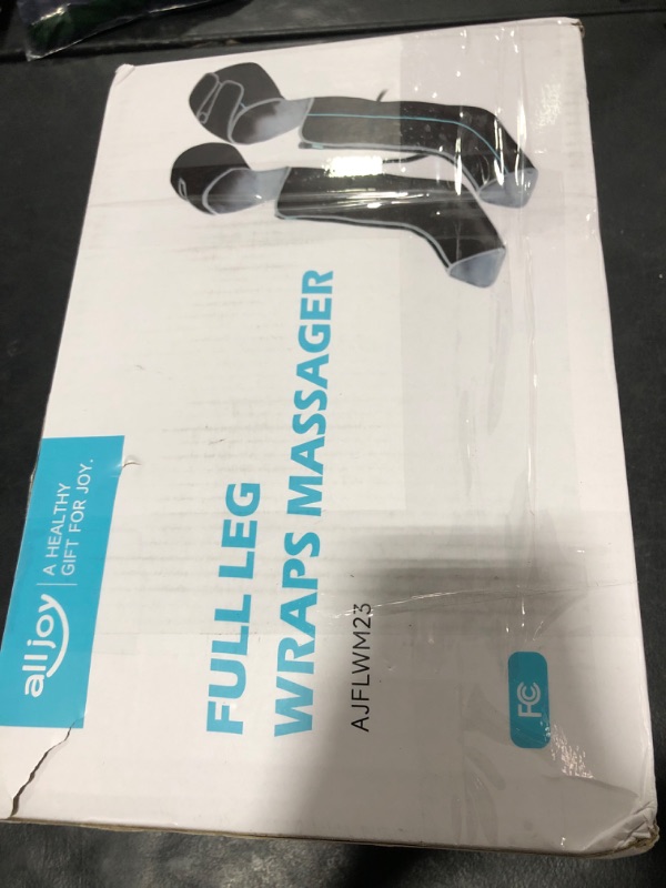 Photo 1 of ALLJOY Leg Massager for Circulation and Pain Relief FSA, Leg Massager with Heat and Compression, Helps with Swollen Legs, Edema, RLS, FSA/HSA Eligible, Father's Day Gifts for Dad Men Mom Women