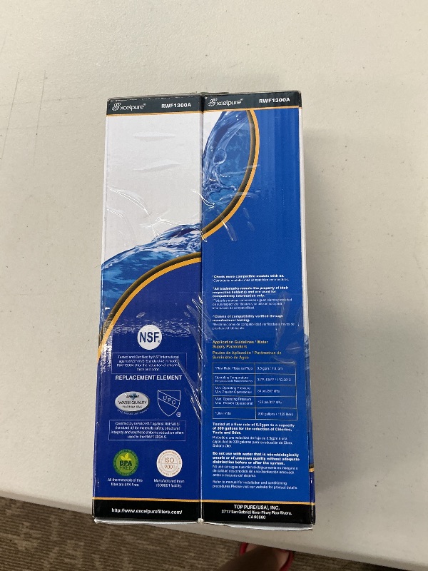 Photo 1 of EXCELPURE DW2042FR-09 Replacement for LG Daewoo DW2042FR, Kenmore 46-9130, Aqua Crystal DW2042FR-09, 60199-0006802-00, FRN-Y22D2V, FRN-Y22D2W, FRNY22F2VI, Refrigerator Water Filter, 2 PACK