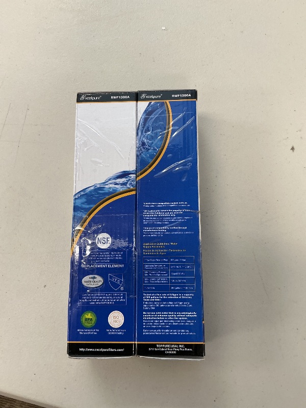 Photo 1 of EXCELPURE DW2042FR-09 Replacement for LG Daewoo DW2042FR, Kenmore 46-9130, Aqua Crystal DW2042FR-09, 60199-0006802-00, FRN-Y22D2V, FRN-Y22D2W, FRNY22F2VI, Refrigerator Water Filter, 2 PACK