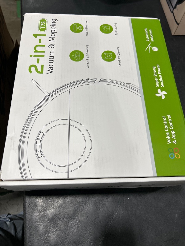 Photo 1 of Robot Vacuum and Mop Combo, 2 in 1 Mopping Robot Vacuum Cleaner with 2000Pa Max Suction, Wi-Fi/App/Remote, Schedule, Self-Charging Slim Robotic Vacuum, Ideal for Pet Hair, Low-Pile Carpet, Hard Floor
