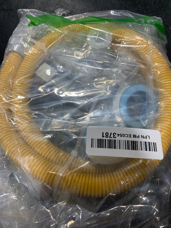 Photo 1 of Puxyblue [2025 NEW] 48" Flexible Gas Line Kit for Dryer Stove Range Flexible Stainless Steel Gas Dryer Kit - 5/8" OD(1/2" ID) Dryer Gas Line with Connector 1/2" FIP & 1/2" MIP & 3/4" MIP Fitting