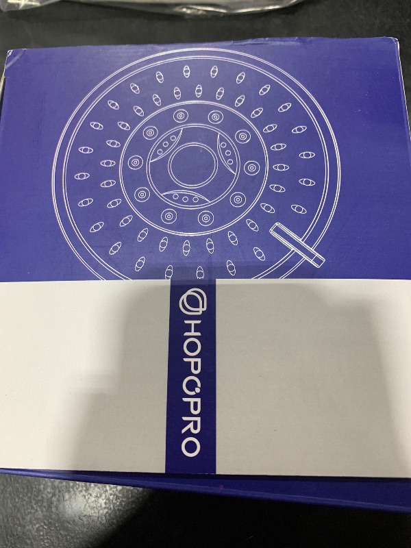 Photo 1 of HOPOPRO 5-Mode High Pressure Shower Head - The Washington Post, NBC News, Today TV Show Recommended - High Flow Fixed Showerheads (6 Inch Chrome)