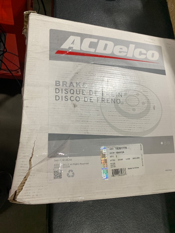 Photo 1 of ACDelco Silver 18A2546A Rear Disc Brake Rotor