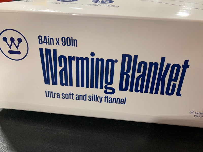Photo 1 of Westinghouse Queen Size Electric Heating Blanket, 10 Levels, Auto Shut Off, Fast Heating, Machine Washable (Queen, 84x90 Inches, Charcoal)
