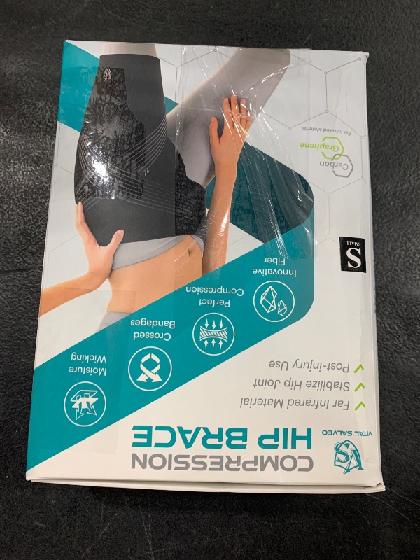 Photo 1 of Vital Salveo Compression Recovery Hip Brace – Hip Brace for Women and Men, Supports Hip Pain Relief and Aids Hip Injury Recovery, Designed for Support, Comfort, & Mobility (1PC) - Small