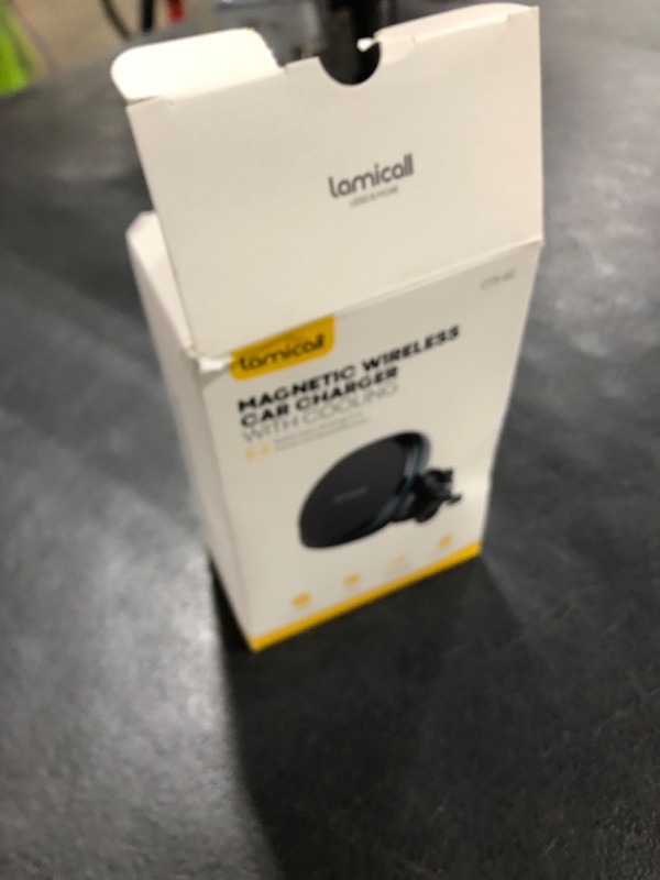 Photo 1 of Lamicall for Magnetic Car Mount Charger - [2024 Cooling Fast Charging] 15W Wireless Car Charger - Hands Free Magnetic Car Phone Holder Charger Vent for iPhone 16 15 14 13 12 Pro Max Case