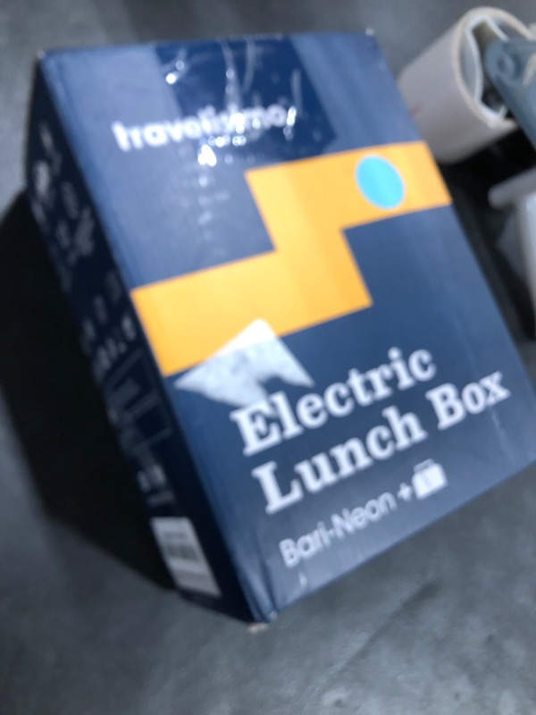 Photo 1 of TRAVELISIMO Electric Lunch Box For Adults, 80W Heated Lunch Box for Men 1.5L Stainless Steel, Portable Food Warmer for Car Truck Work, 12/24/110V, Loncheras Para Hombres De Trabajo, Heatable Lunchbox