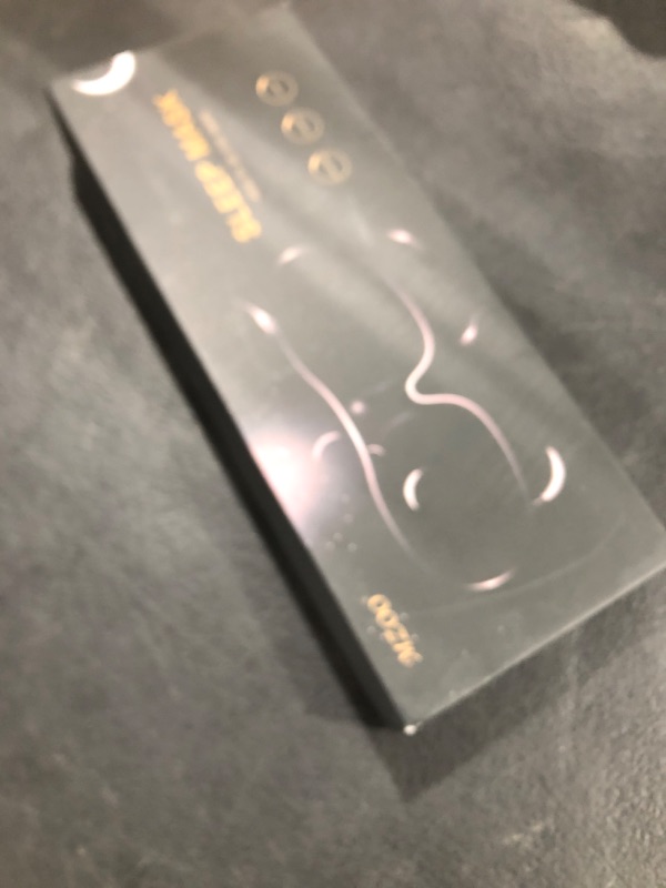 Photo 1 of MZOO Luxury Sleep Mask for Back and Side Sleeper, Completely Block Out Light Sleeping Eye Mask for Women Men, Zero Pressure 3D Contoured Night Blindfold, Breathable & Soft Eye Shade Cover
