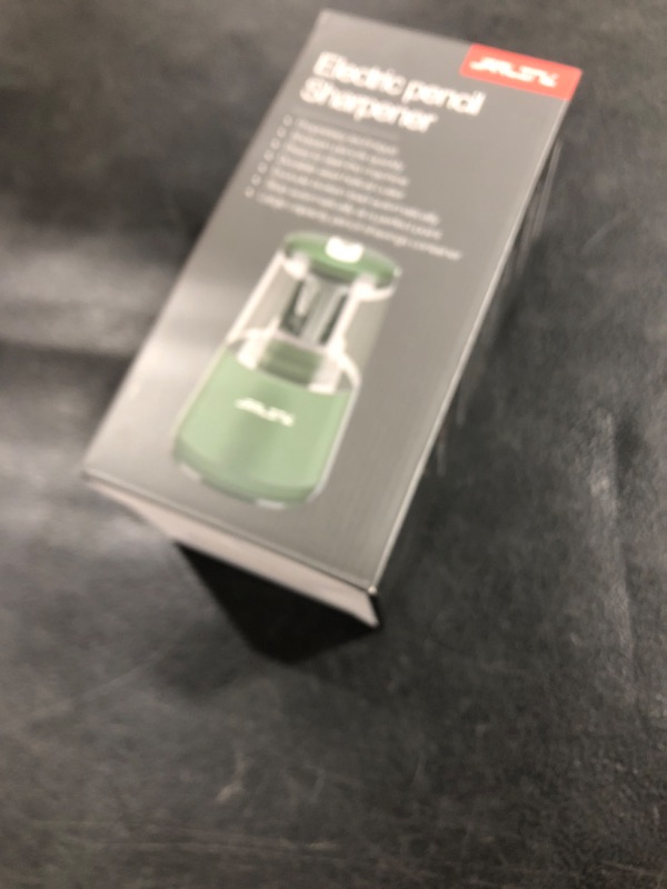 Photo 1 of JARLINK Electric Pencil Sharpener, Heavy-Duty Helical Blade to Fast Sharpen, Auto Stop for No.2/Colored Pencils(6-8mm), USB/Battery Operated in School Classroom/Office/Home (Green)