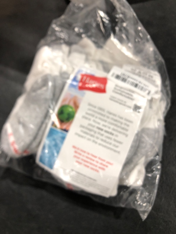 Photo 1 of Hanes boys Extra Durable Ankle athletic socks, 12 Pair, White, Small US