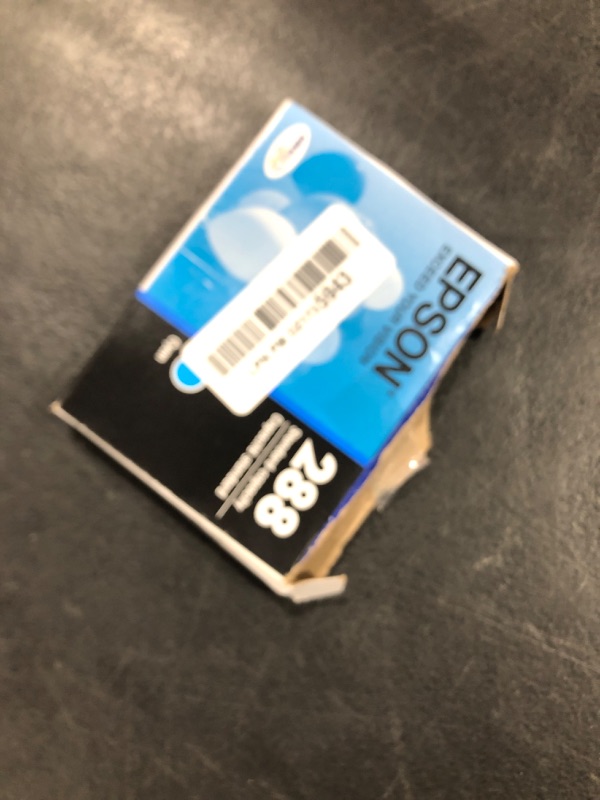 Photo 1 of EPSON 288 DURABrite Ultra Ink Standard Capacity Cyan Cartridge (T288220-S) Works with Expression XP-330, XP-430, XP-434, XP-340, XP-440, XP-446