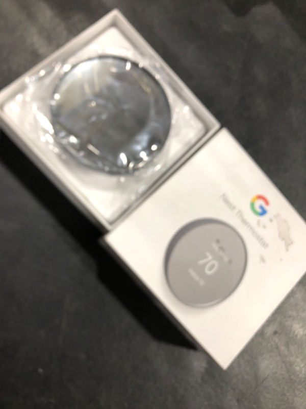 Photo 1 of Google Nest Thermostat - Smart Thermostat for Home - Programmable Wifi Thermostat - Charcoal
