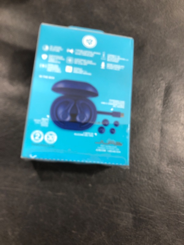 Photo 1 of JLab JBuds Sport ANC 4 True Wireless Bluetooth Earbuds + Charging Case, Cobalt Blue, Swipe + Touch Controls, Hybrid Active Noise Cancelation, Multipoint Connect, Customized Settings App
