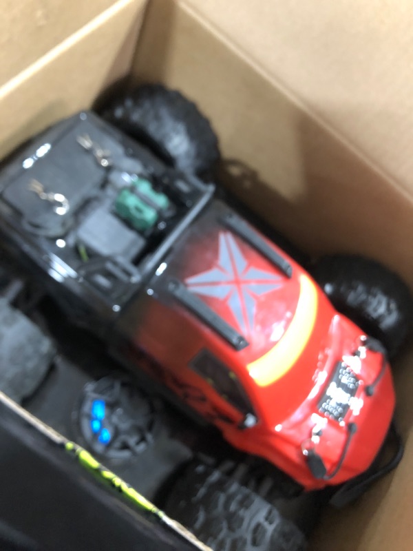 Photo 1 of RIAARIO RC Cars 1/14 Scale Monster Truck, Brushless RC Truck, 50 mph, 4WD, Waterproof, Red, Ages 8+