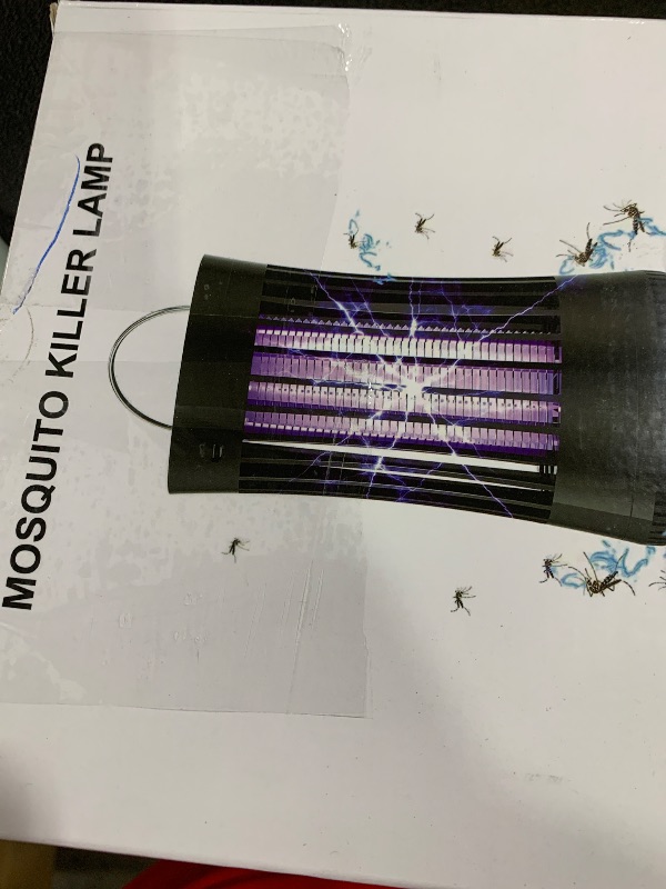 Photo 1 of Lulu Home 2 Packs Indoor Bug Zapper with Fan, 1500V High Voltage Lighted Mosquito Lamp Trap, USB Cable Plug-in Electric Insect Killer Catching Moth Mosquitoes Gnat Fruit Flies (NO Battery)
