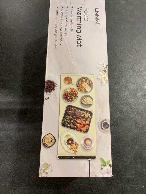 Photo 1 of Extra Large Food Warming Mat, 36x15 Inch Electric Heating Tray for Parties, Buffets, and Family Gatherings