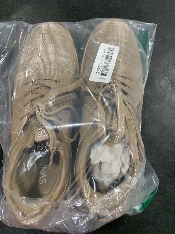 Photo 1 of SVNKE Men's Slip On Casual Fashion Walking Shoes Hands Free Dress Sneakers Comfortable Lightweight Shoe Camel Color 7.5