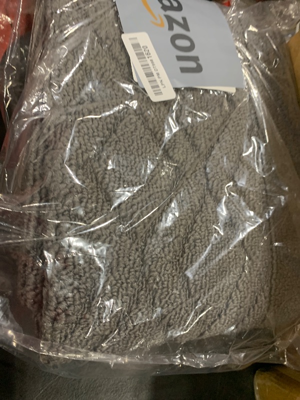 Photo 1 of COSY HOMEER 48x20 Inch/30X20 Inch Kitchen Rug Mats Made of 100% Polypropylene 2 Pieces Soft Kitchen Mat Specialized in Anti Slippery and Machine Washable (Grey)