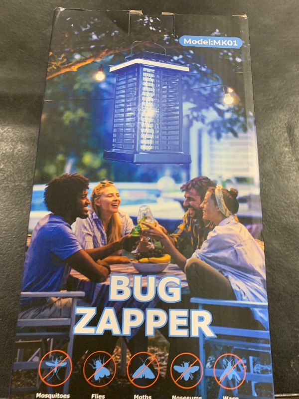 Photo 1 of Bug Zapper Outdoor, 2025 Upgraded Mosquito Zapper 2 in 1 Rechargeable Bug Zapper Outdoor with 5000mAh Battery & LED Night Light, 4000V Electric Fly Zapper for Outside Patio, Backyard, Garden Black-01