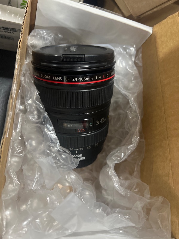 Photo 1 of Canon 344B006 EF 24-105mm f/4.0 L is USM Lens (Renewed)