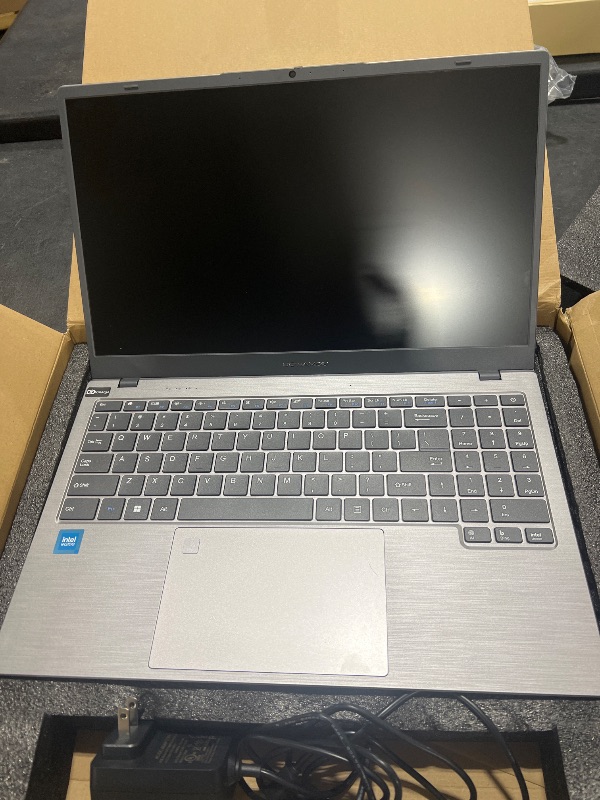 Photo 1 of UOWAMOU Laptop Computer 15.6 inch, Intel Quad Core N100, 16GB LPDDR5 RAM 512GB NVMe SSD Laptop with FHD IPS Display, WiFi 6, BT5.0, RJ45 Ethernet, USB Type C and Fingerprint, Windows 11 Pro
