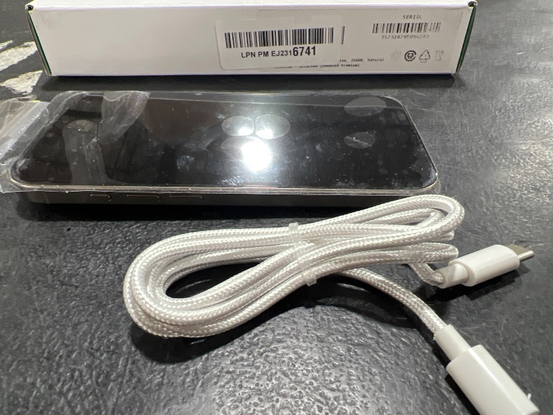 Photo 1 of Apple iPhone 16 Pro, US Version, 256GB, Natural Titanium - Unlocked (Renewed Premium)