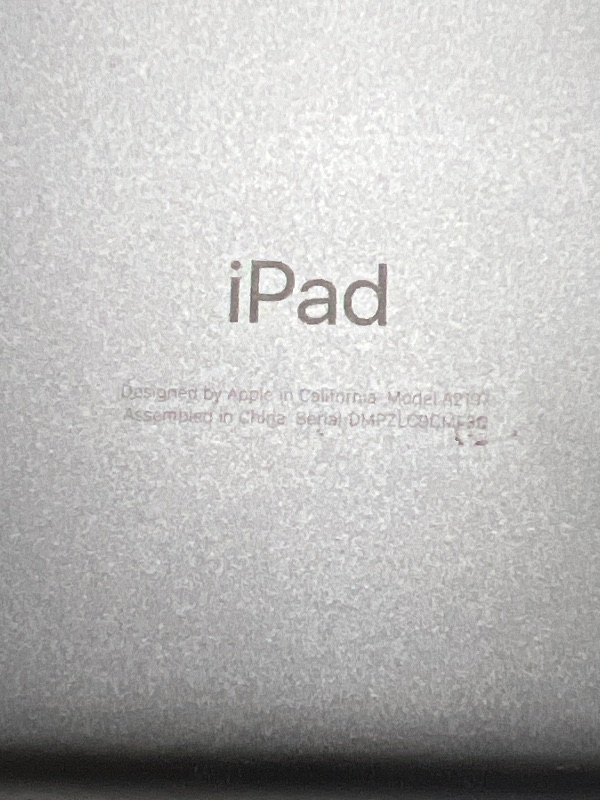 Photo 1 of 2019 Apple iPad (10.2-Inch, Wi-Fi, 128GB) - Space Gray (Renewed)