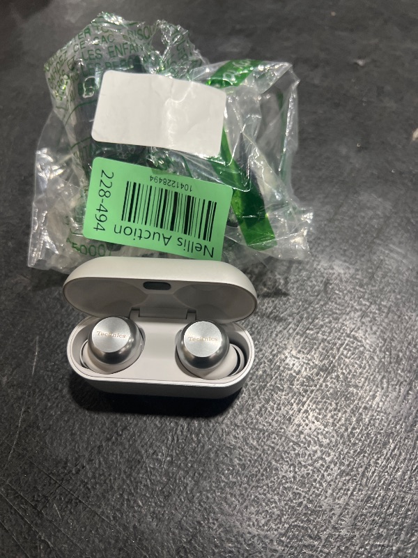 Photo 1 of Technics Reference Class Hi-Fi Wireless Earbuds, Dolby Atmos with Head Tracking, Adaptive Noise Cancelling, 3 Device Multipoint, 10-hr Battery, Wireless Charging, Improved Fit - EAH-AZ100-S (Silver)