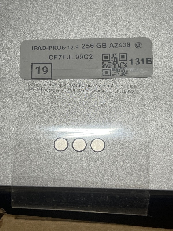 Photo 1 of 2022 Apple iPad Pro (12.9-inch, Wi-Fi, 256GB) - Space Gray (Renewed)