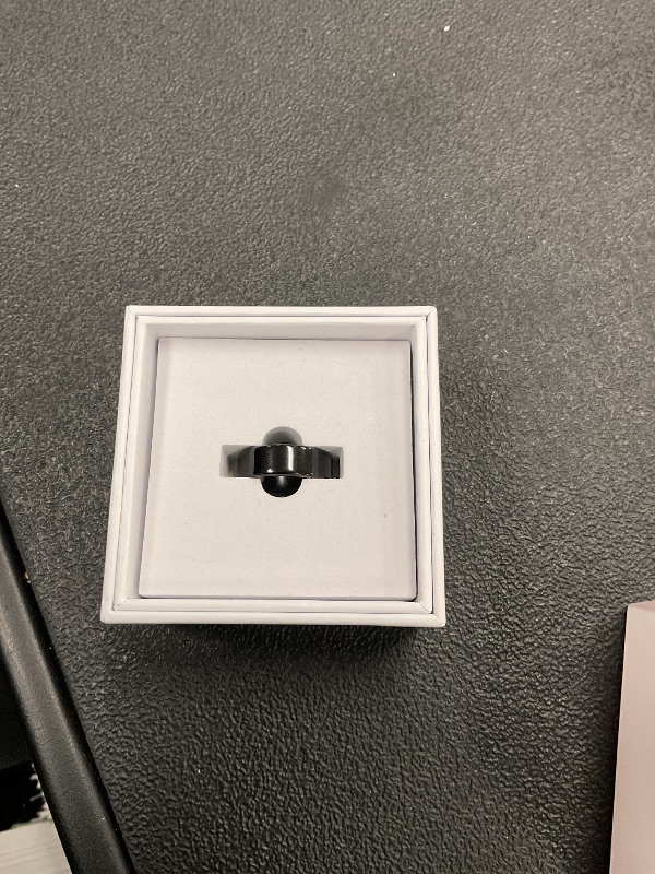 Photo 3 of HitTopss Smart Ring, Fitness Tracking Smart Ring with Calories/Heart Rate/Blood Oxygen/Sleep Monitoring, IP68 Waterproof, No APP Subscription (Black, Size 9)