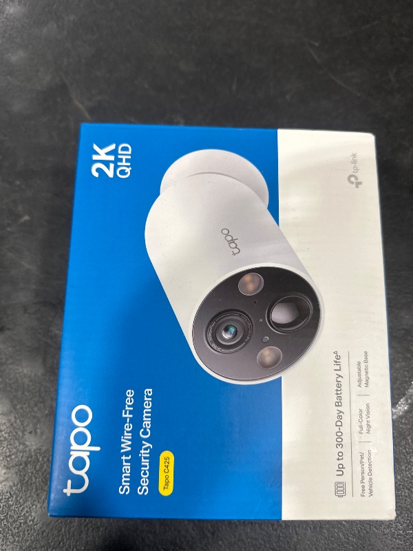 Photo 1 of TP-Link ???? MagCam, 2024 PCMag Editors’ Choice & Wirecutter Recommended Outdoor Security Camera, 2K, Battery, Magnetic Mount Wireless Camera, 150° FOV, SD/Cloud Storage, Person/Vehicle Detection