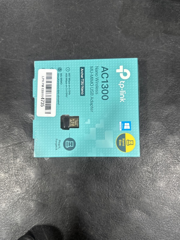 Photo 1 of TP-Link Nano USB WiFi Adapter for PC(Archer T3U Nano)-AC1300 2.4G/5G Dual-Band Wireless Network Transceiver Adapter for Desktop PC, Travel Size, Supports Windows 11,10, 8.1, 8, 7 / up to Mac OS 10.15