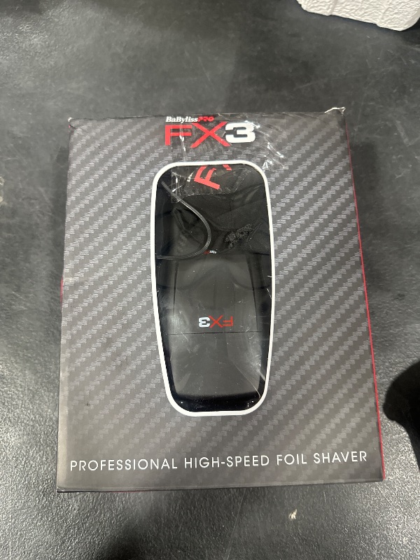 Photo 1 of BaBylissPRO Barberology Double Foil Shaver FXX3SB FX3 Professional High-Speed Electric Shaver