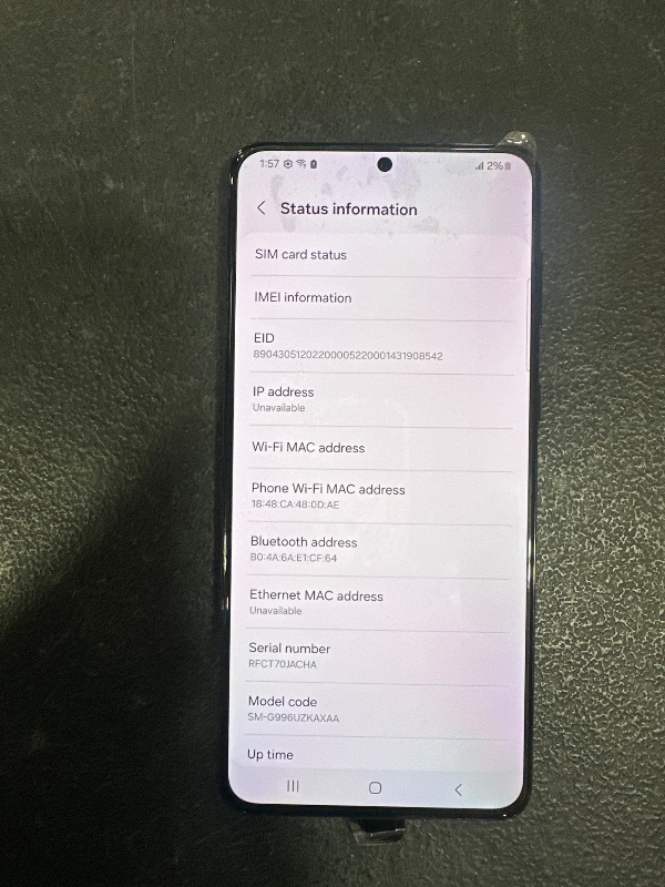 Photo 1 of SAMSUNG Galaxy S21+ Plus 5G, 128GB, Phantom Black - Unlocked (Renewed Premium)